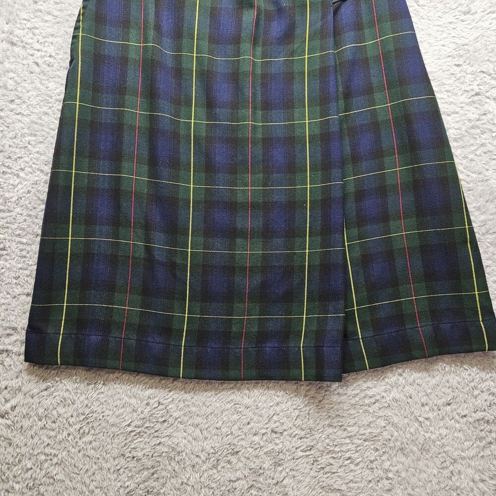 Lands End Womens Uniform Skirt Size 6 Plaid Knee Length School Girl Academia - Picture 4 of 11